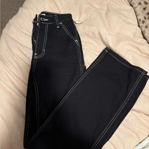 PacSun Black Straight Leg Jeans